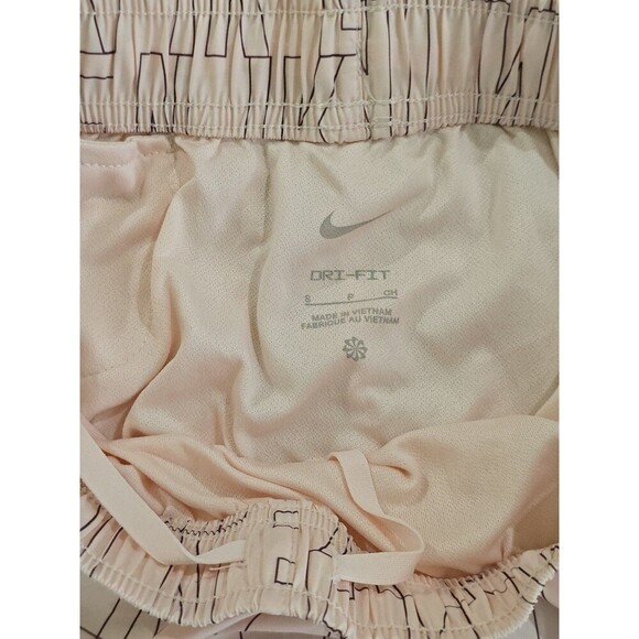 Nike Pink Dri-Fit Tempo Runnimg Shorts Womens Size Small Spell out Logo - Picture 6 of 8